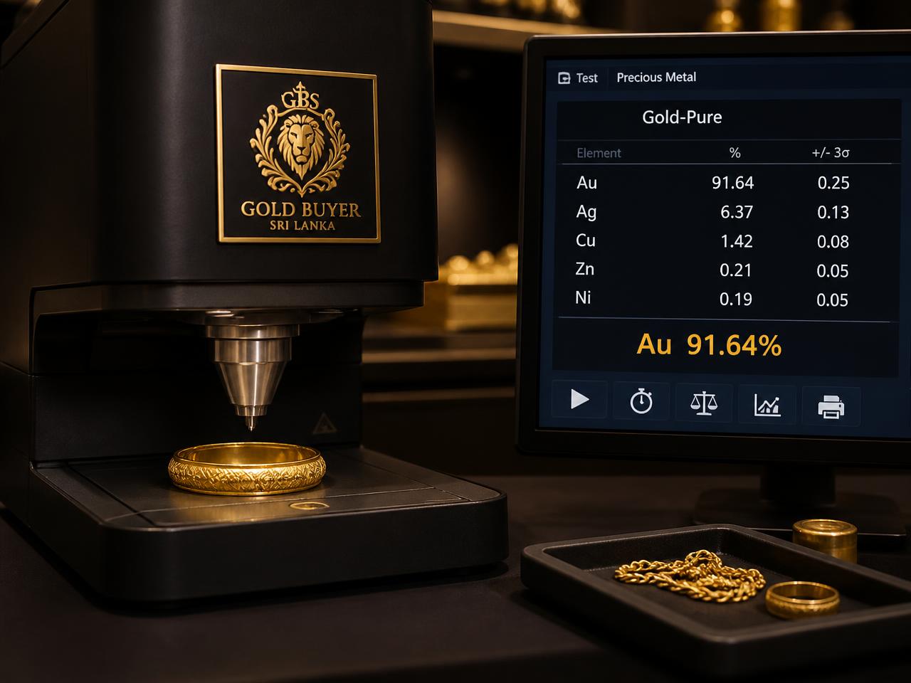 XRF Computerized Purity Testing